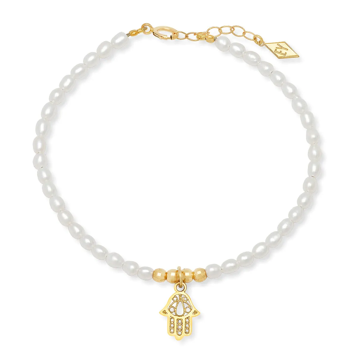 14k Gold Mini Gem Healing Charm Bracelet