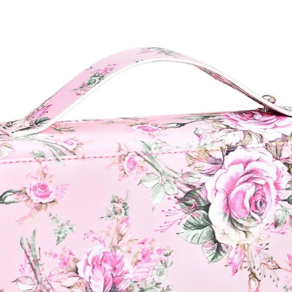 200 Slots Large Capacity Pencil Case Rose Foundation Student Stationery Bag