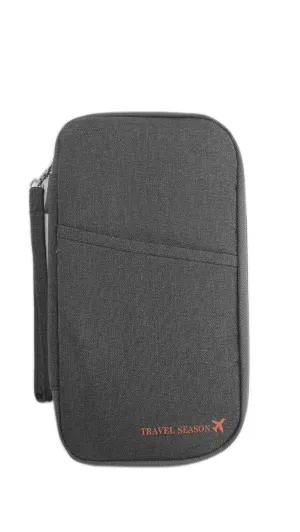 2x vinsani passport & doc holder grey
