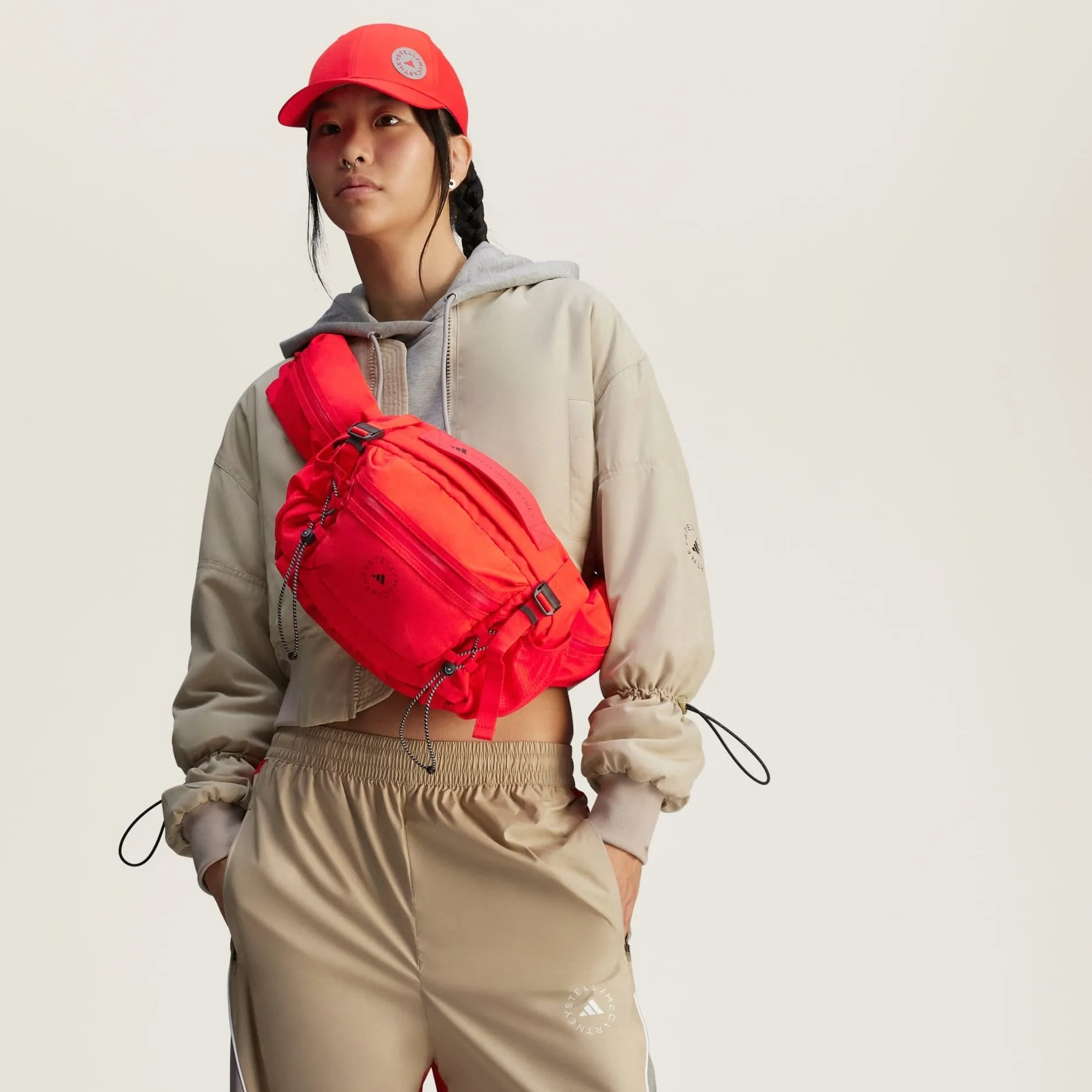 Adidas x Stella McCartney Multisport Bag in Active Red/Black