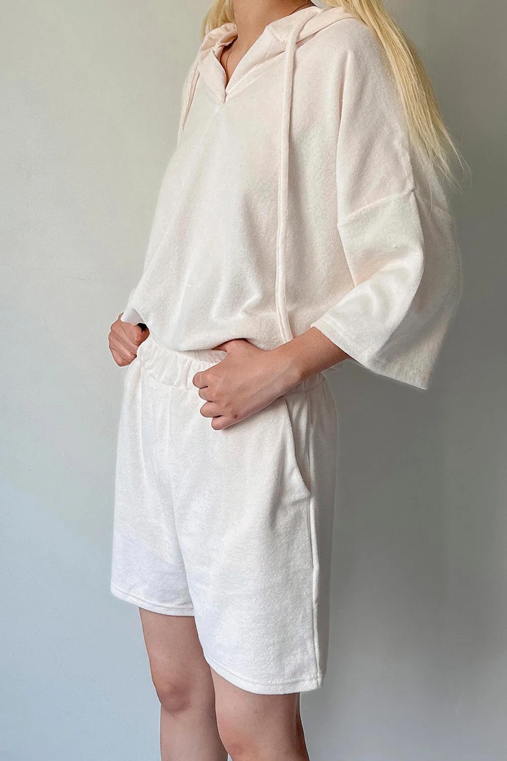 Alice Hooded Terry Top