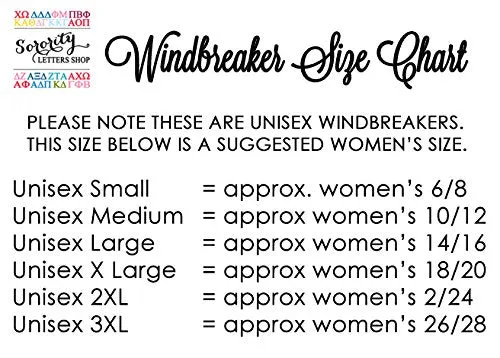 Alpha Xi Delta Classic Striped Windbreaker - Lined