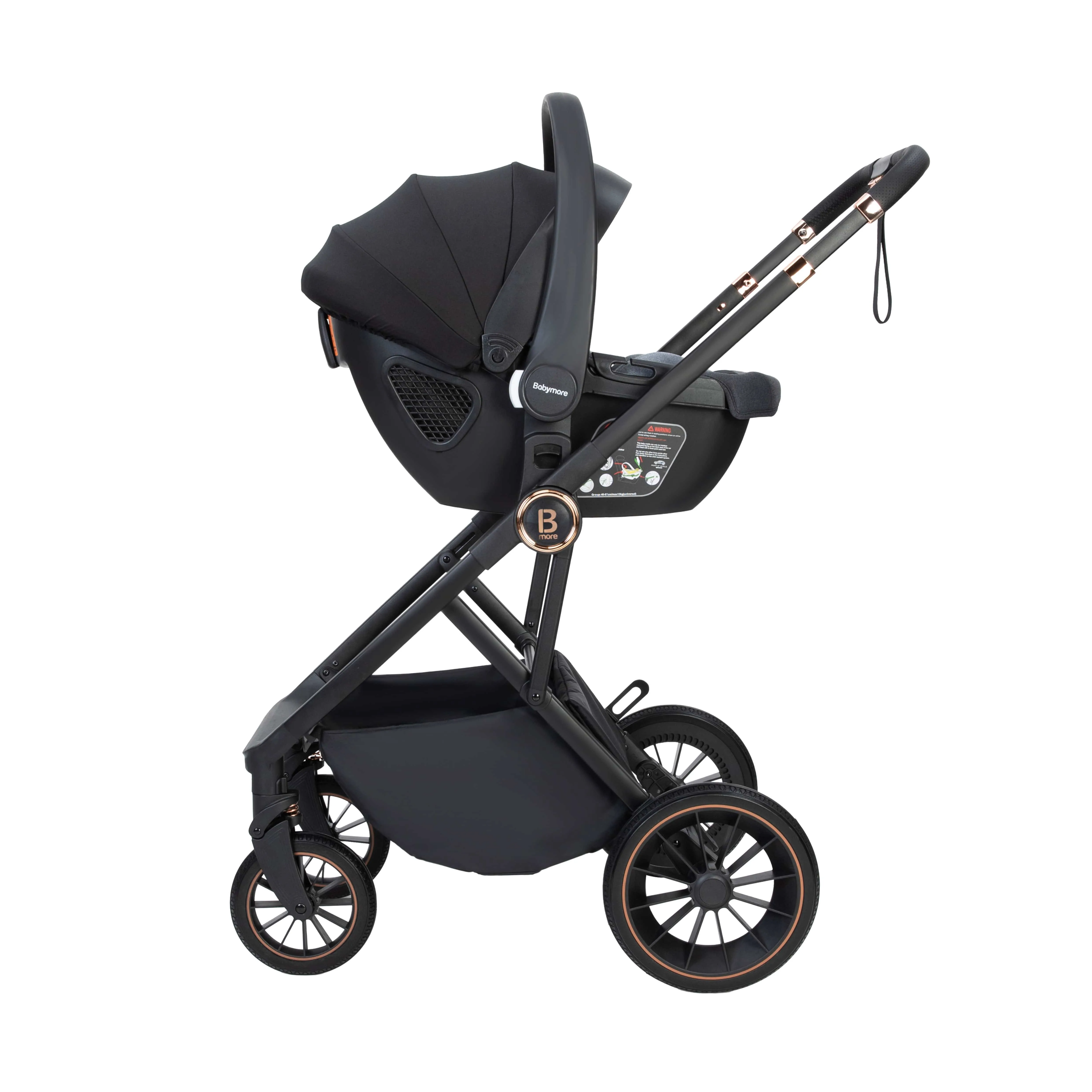Babymore Chia, (Coco) Travel System - Midnight Blue