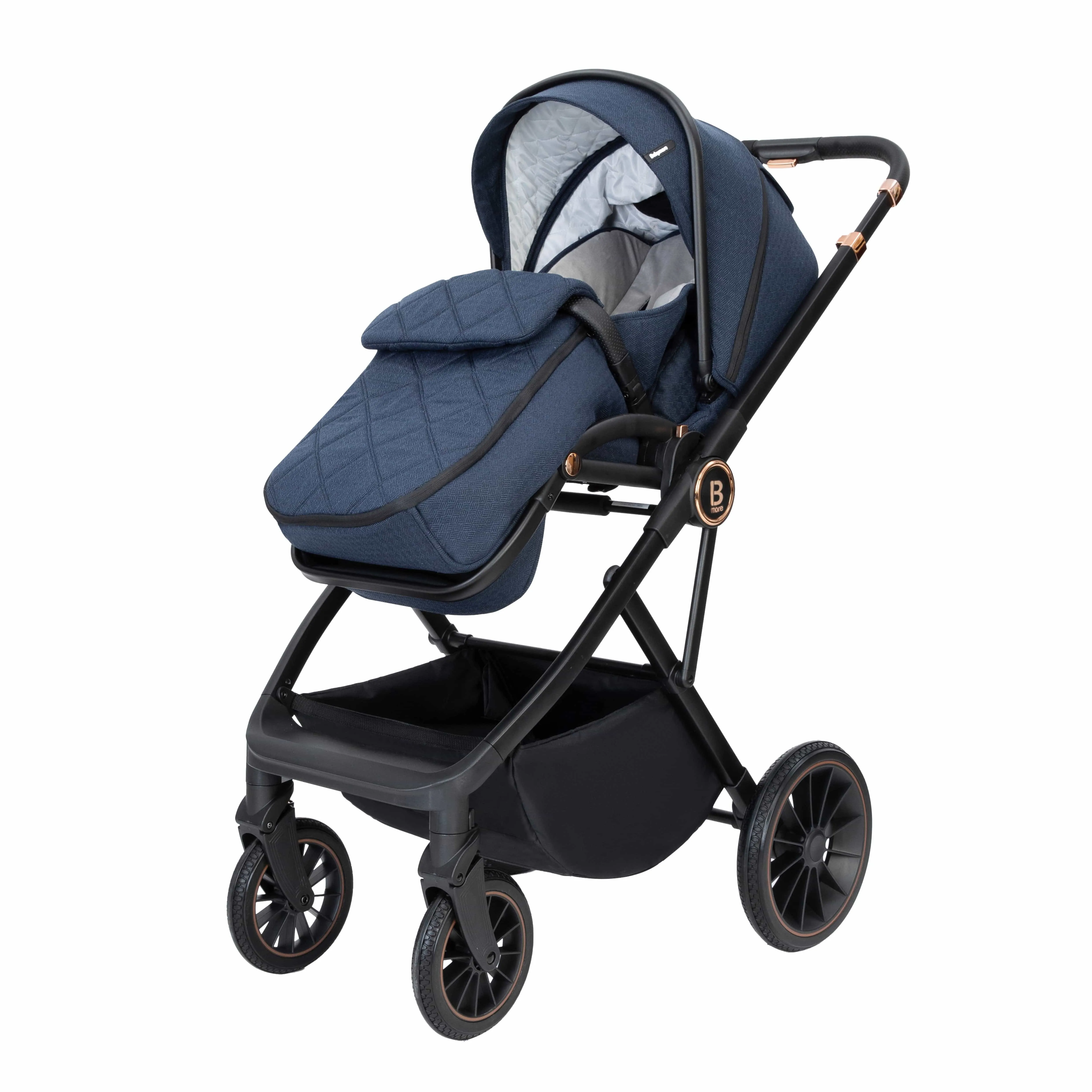 Babymore Chia, (Coco) Travel System - Midnight Blue