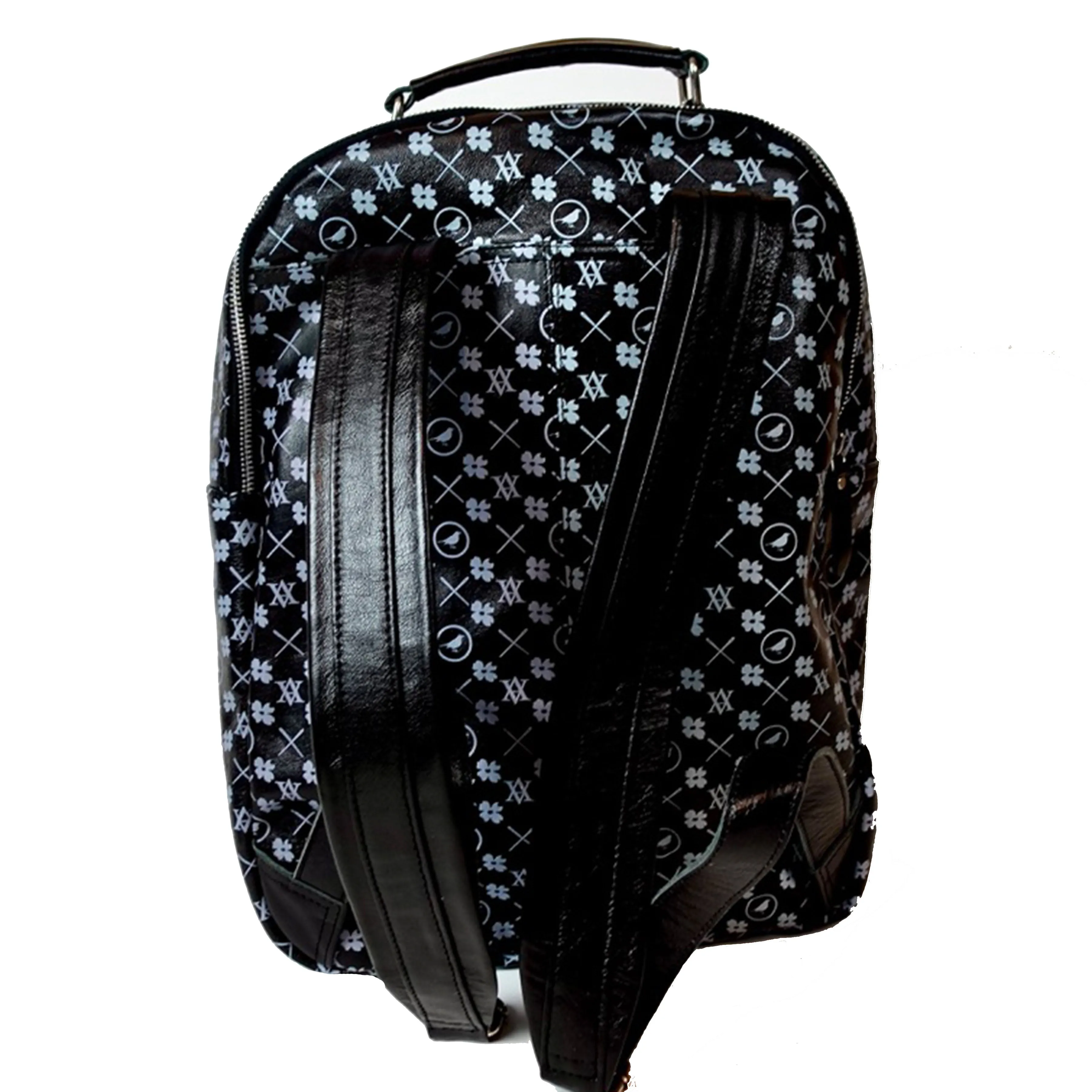 Black Leather Backpack