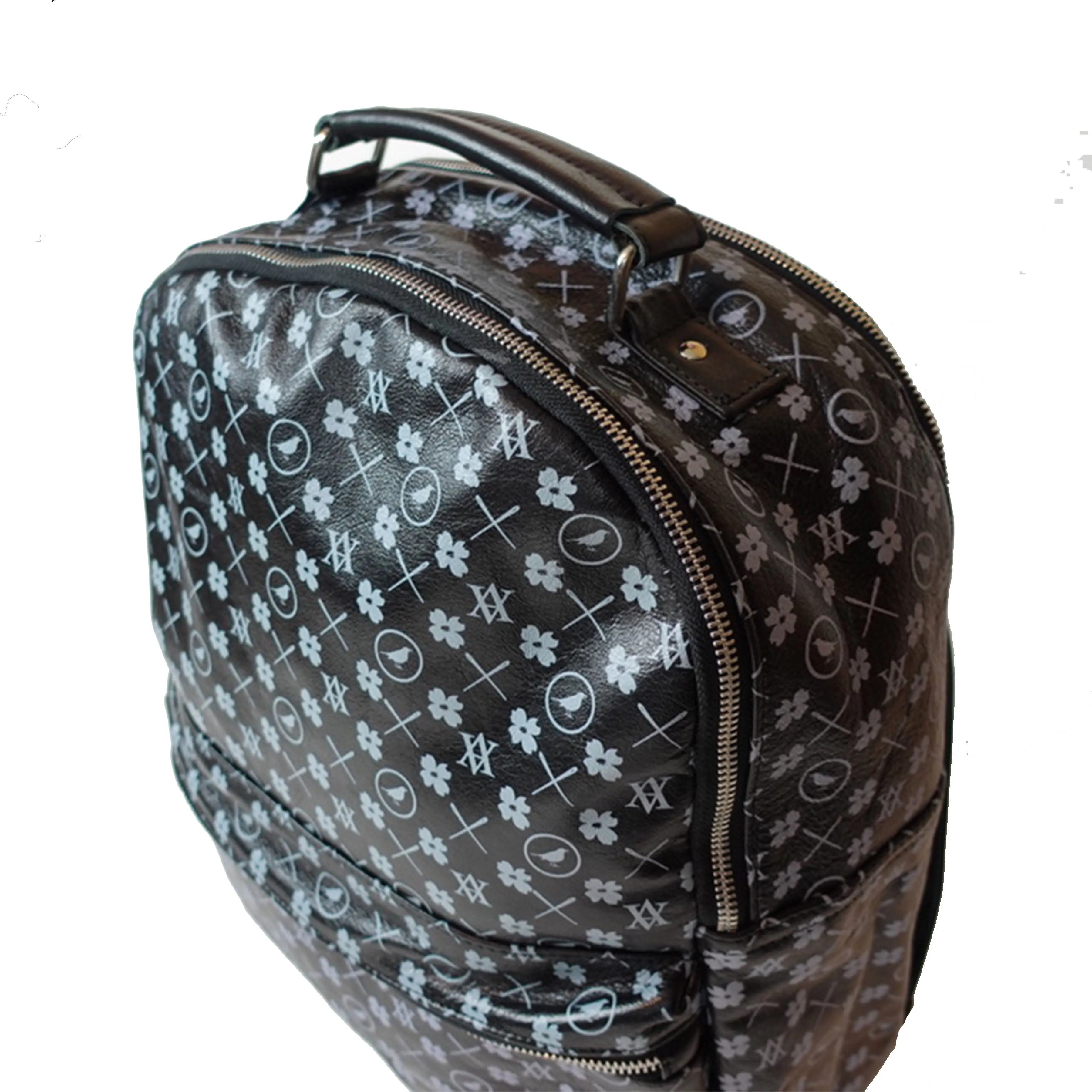 Black Leather Backpack