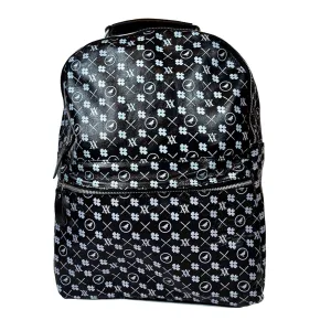 Black Leather Backpack