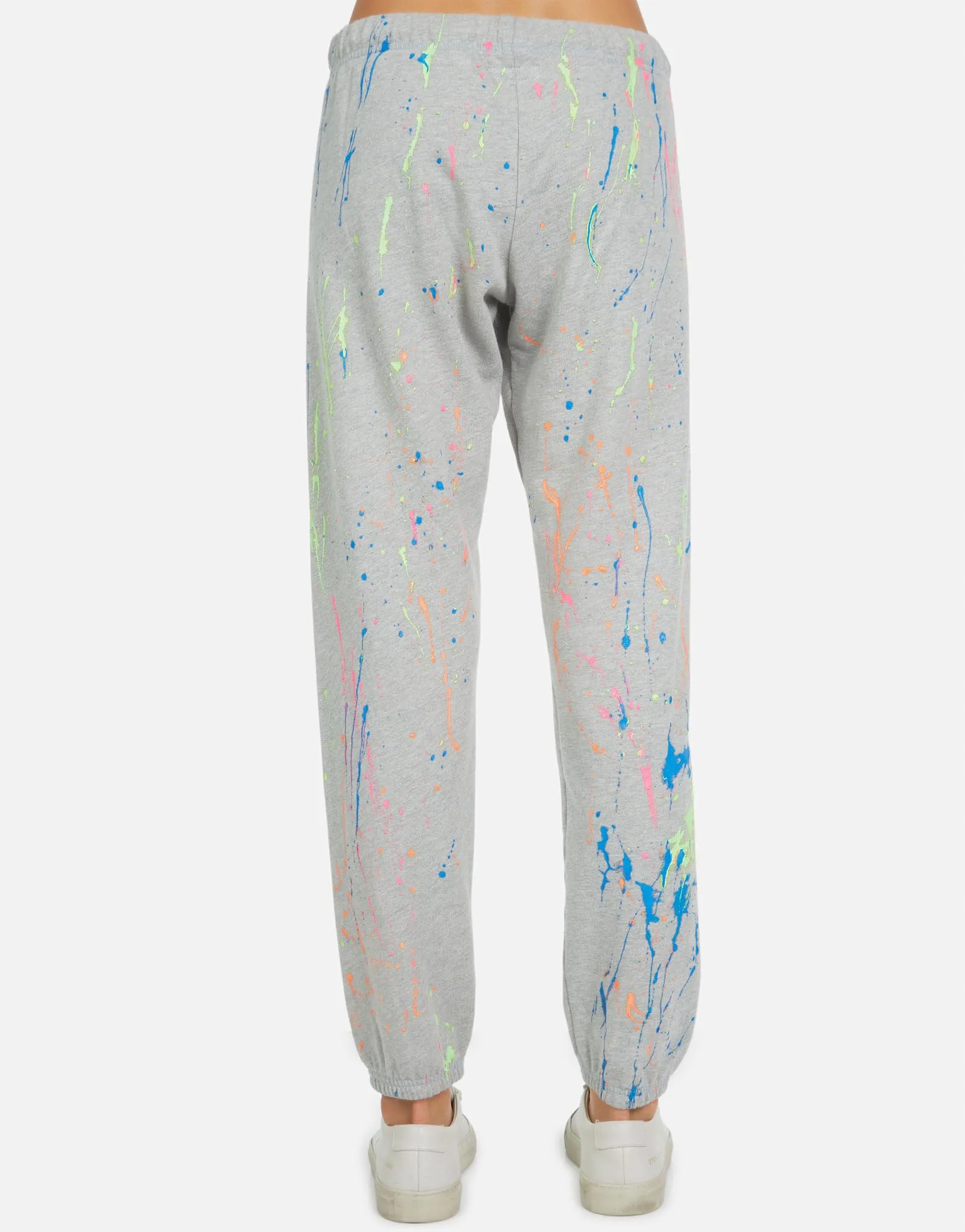 Bosley LE Grey Neon Splatter Sweatpant