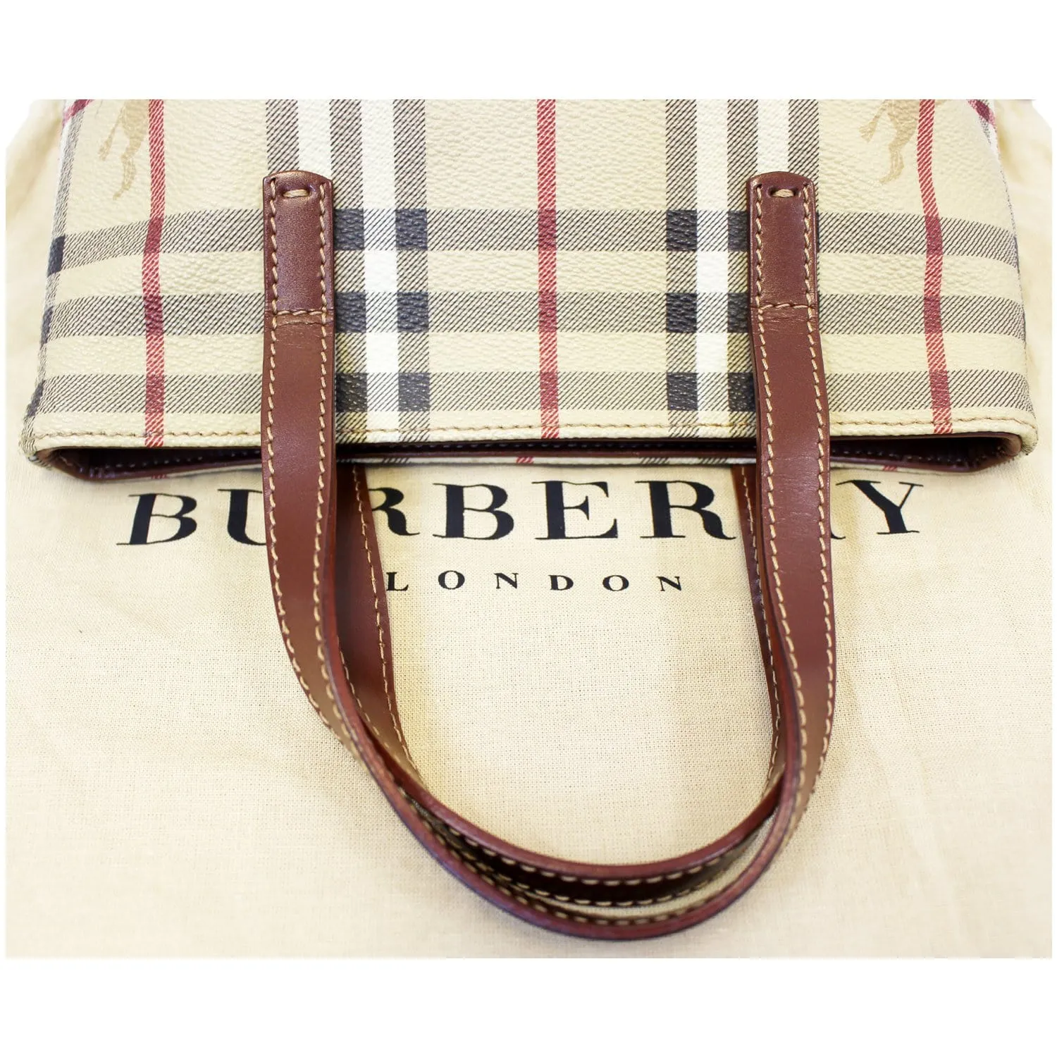 BURBERRY Nova Check Tote Bag
