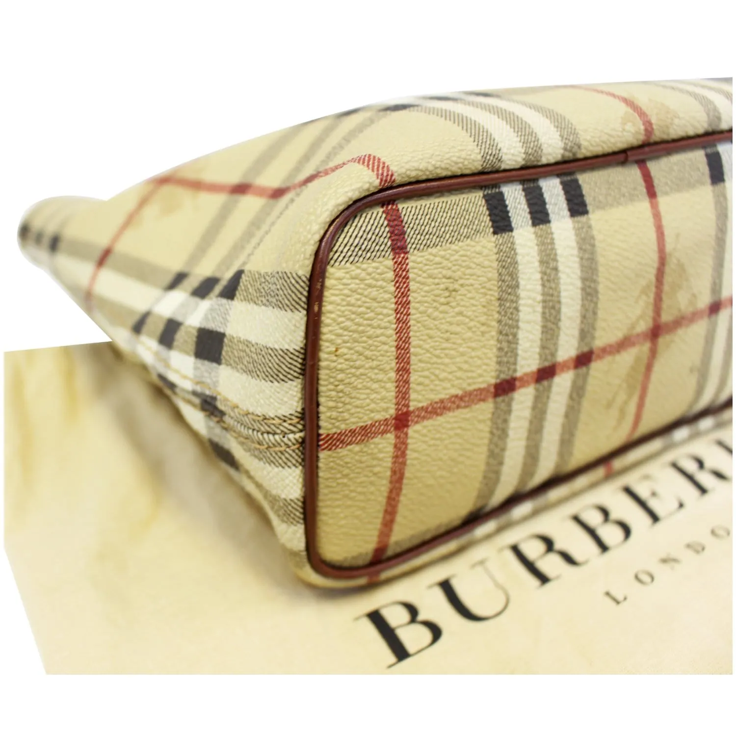 BURBERRY Nova Check Tote Bag