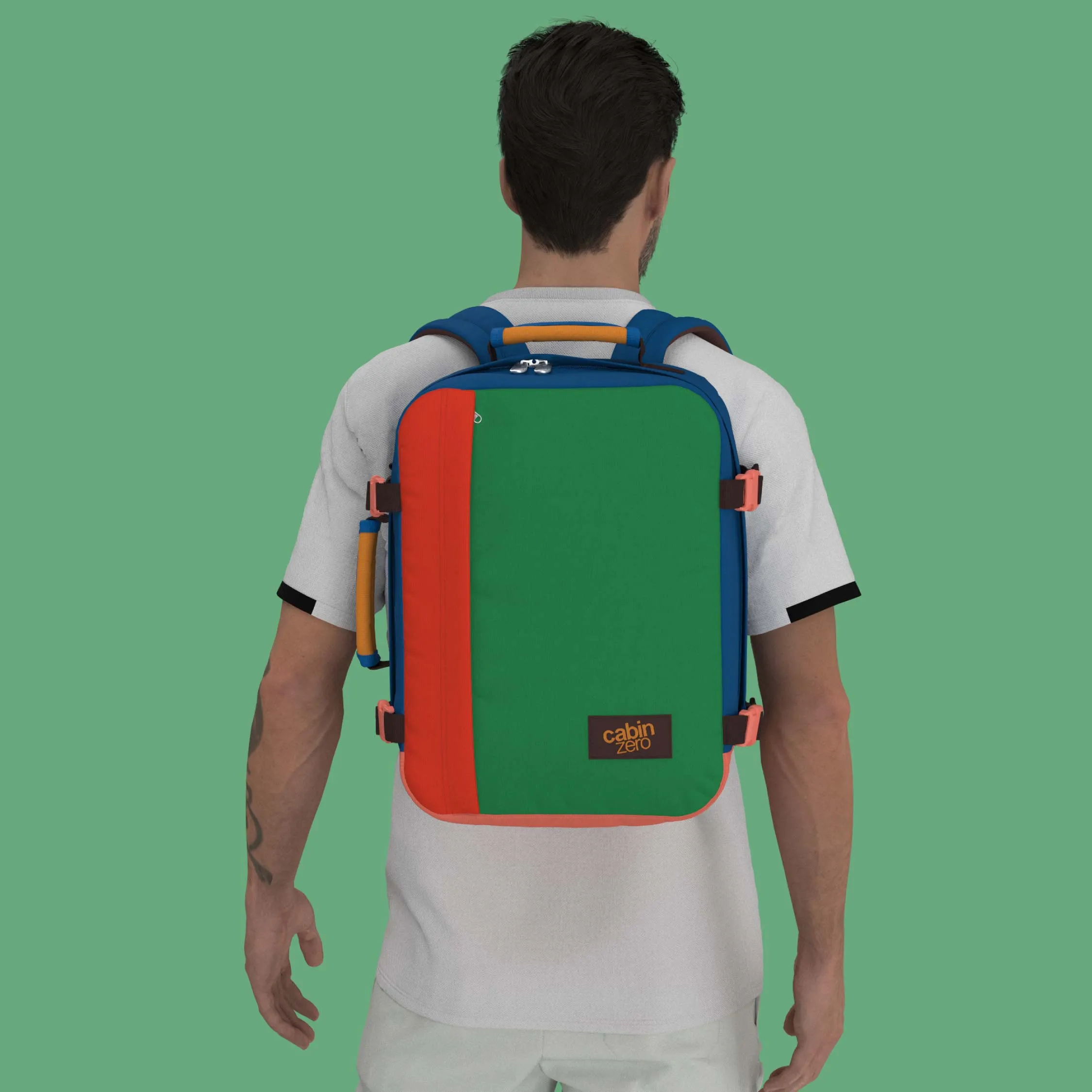 CabinZero Classic 28L (Tropical Blocks)