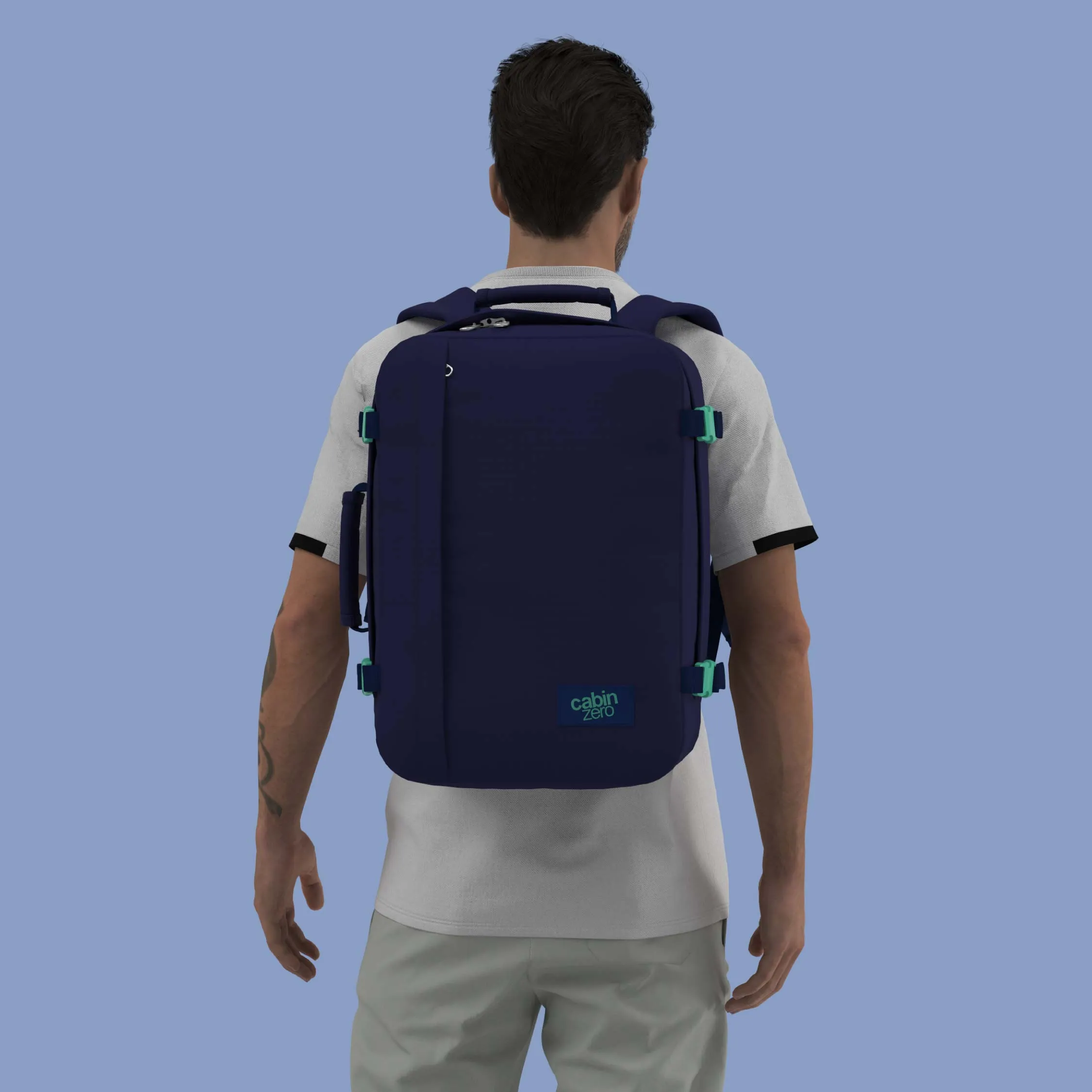 CabinZero Classic 36L (Deep Ocean)