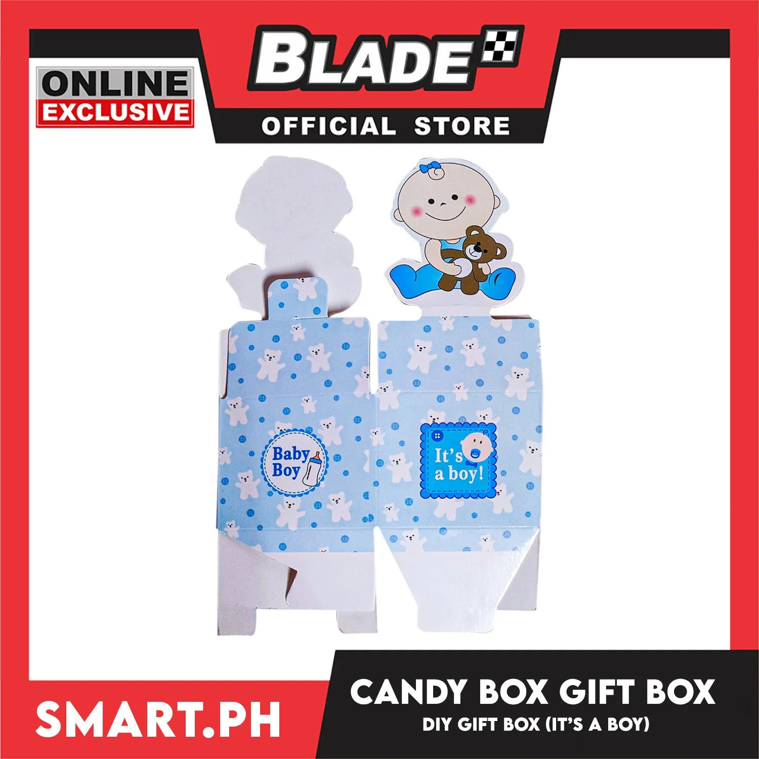 Candy Box DIY Gift Box 12cm (Assorted) Perfect For Party Giveaway Or Souvenir