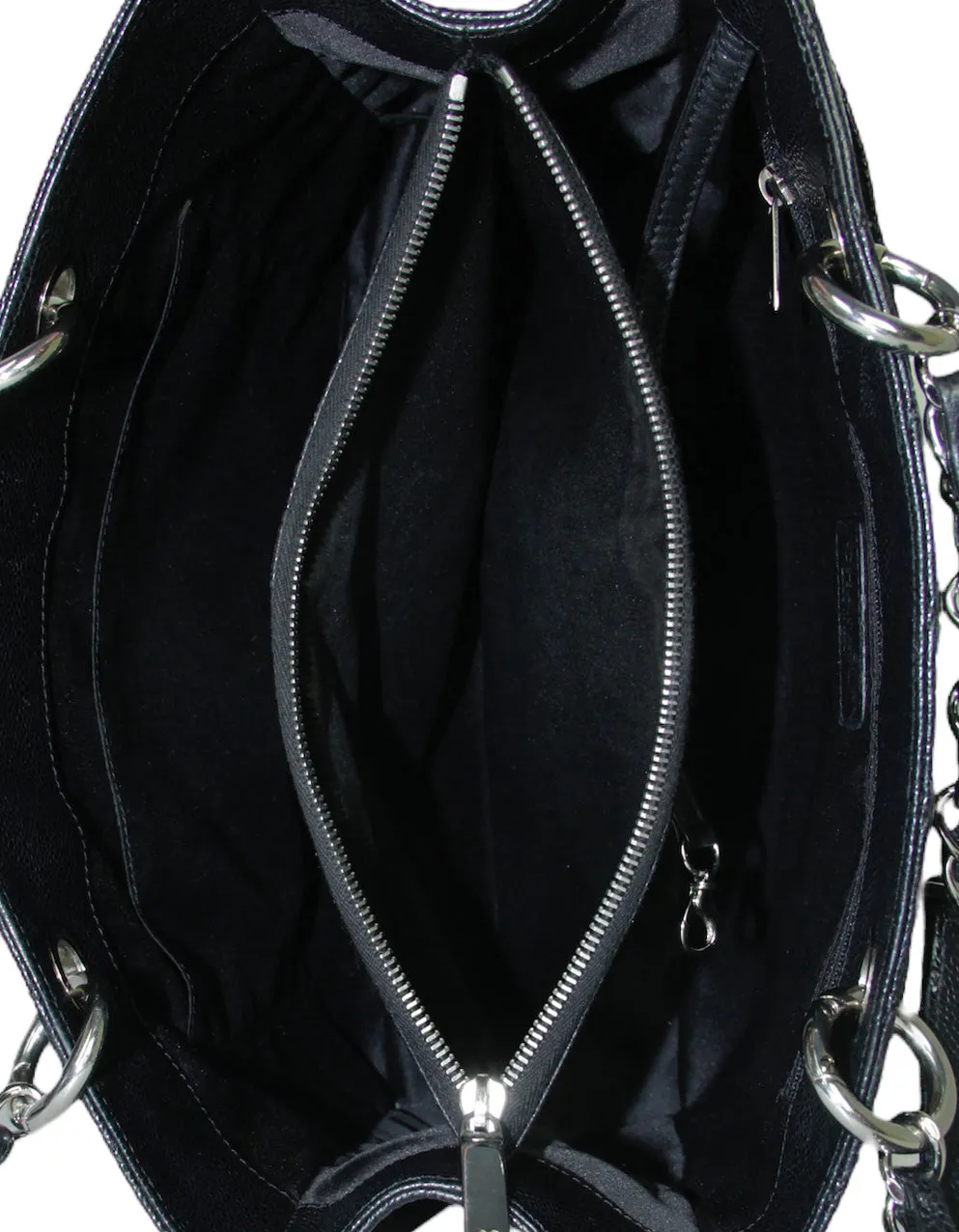 Chanel Black Caviar Quilted GST