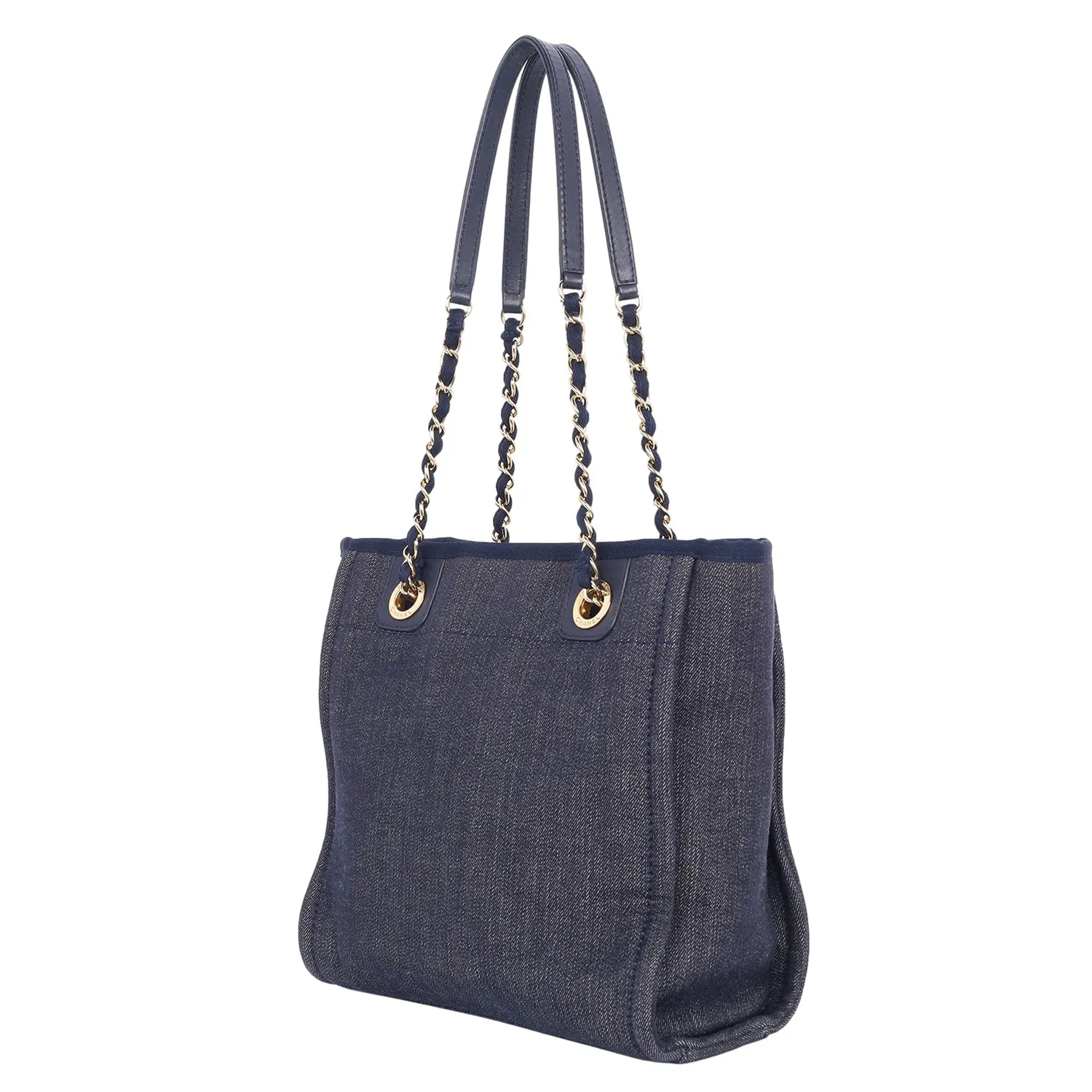 Denim Mini Deauville Tote NEW