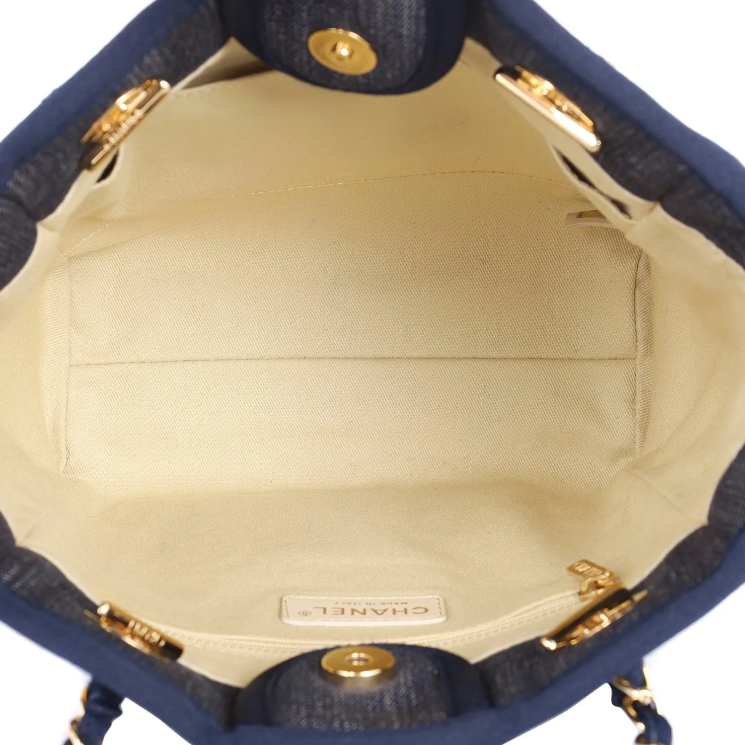 Denim Mini Deauville Tote NEW