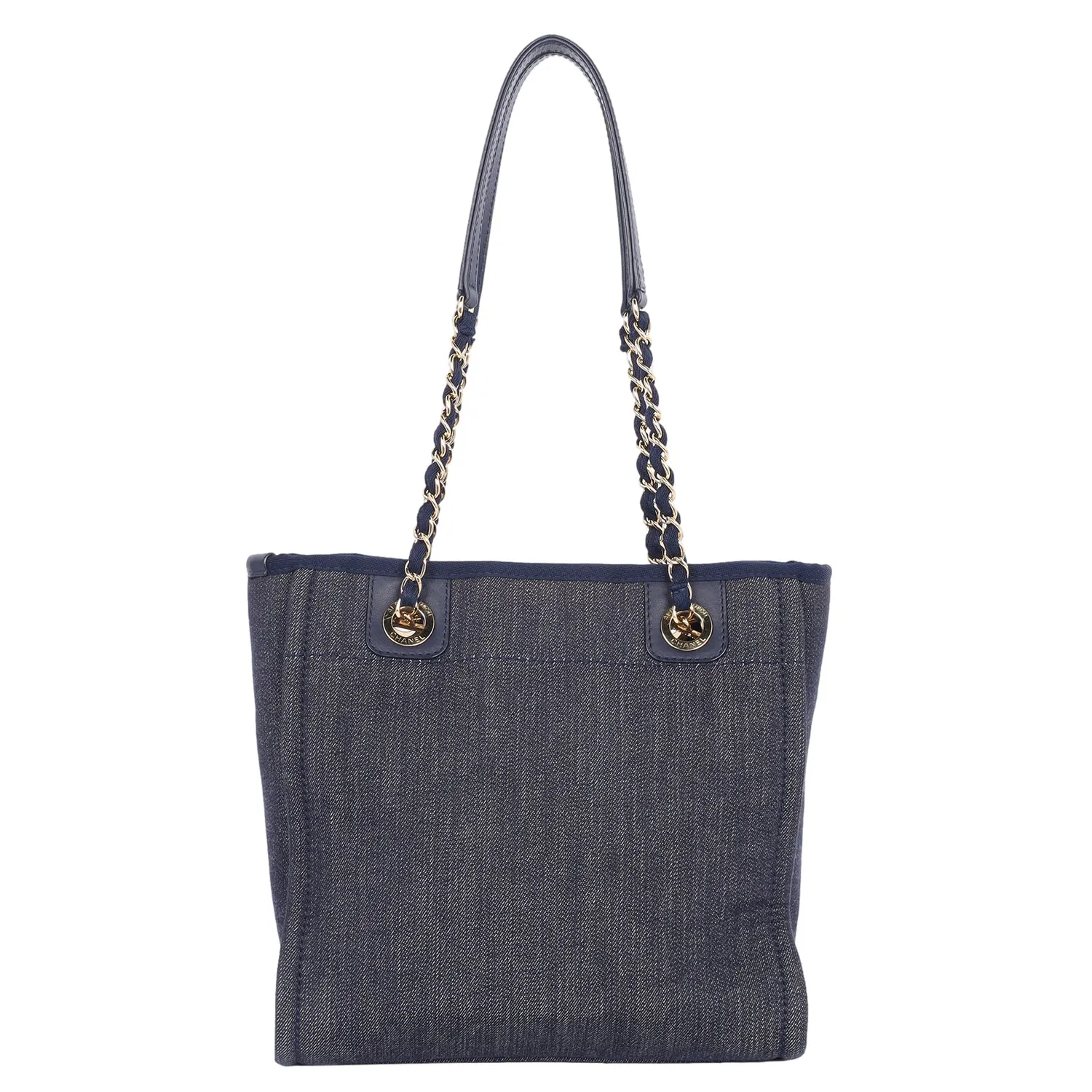 Denim Mini Deauville Tote NEW