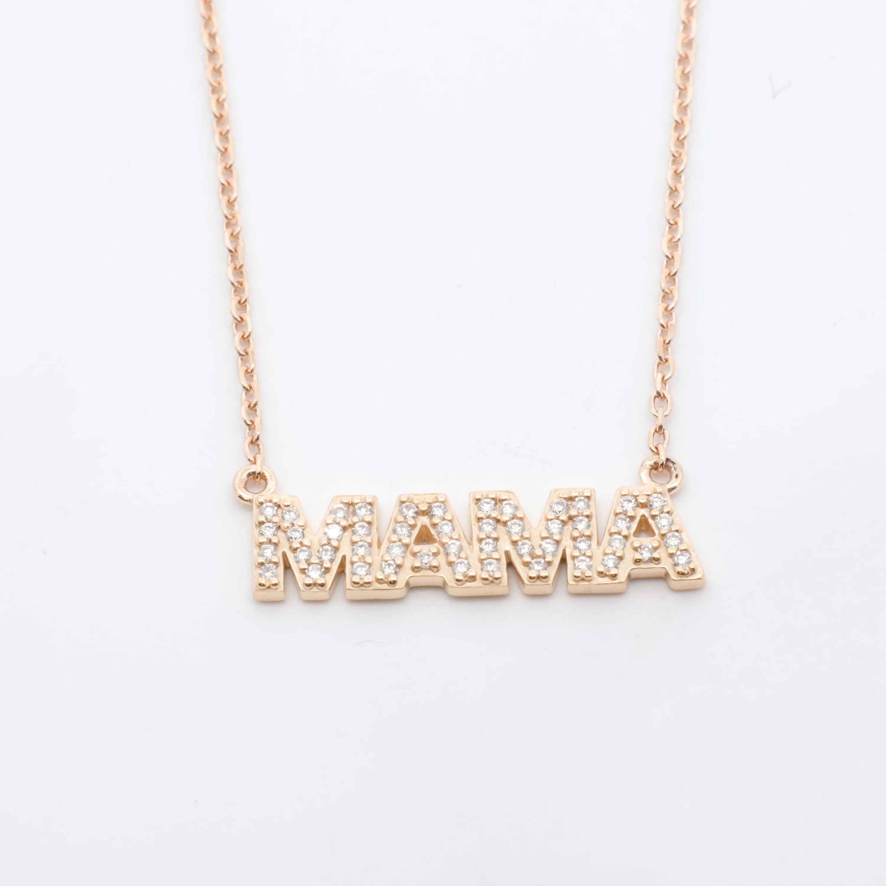 Diamond MAMA Necklace