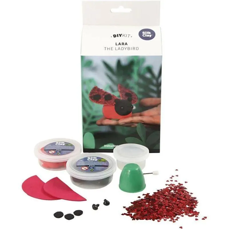 DIY Bugs ‘Lara the Ladybird’ Silk Clay Kit