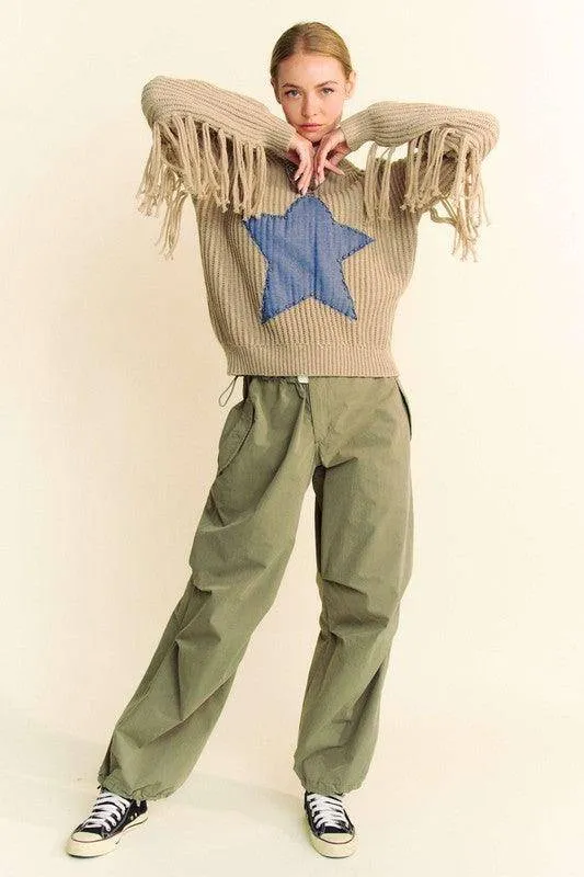 Drawstring Baggy Pants with Pockets