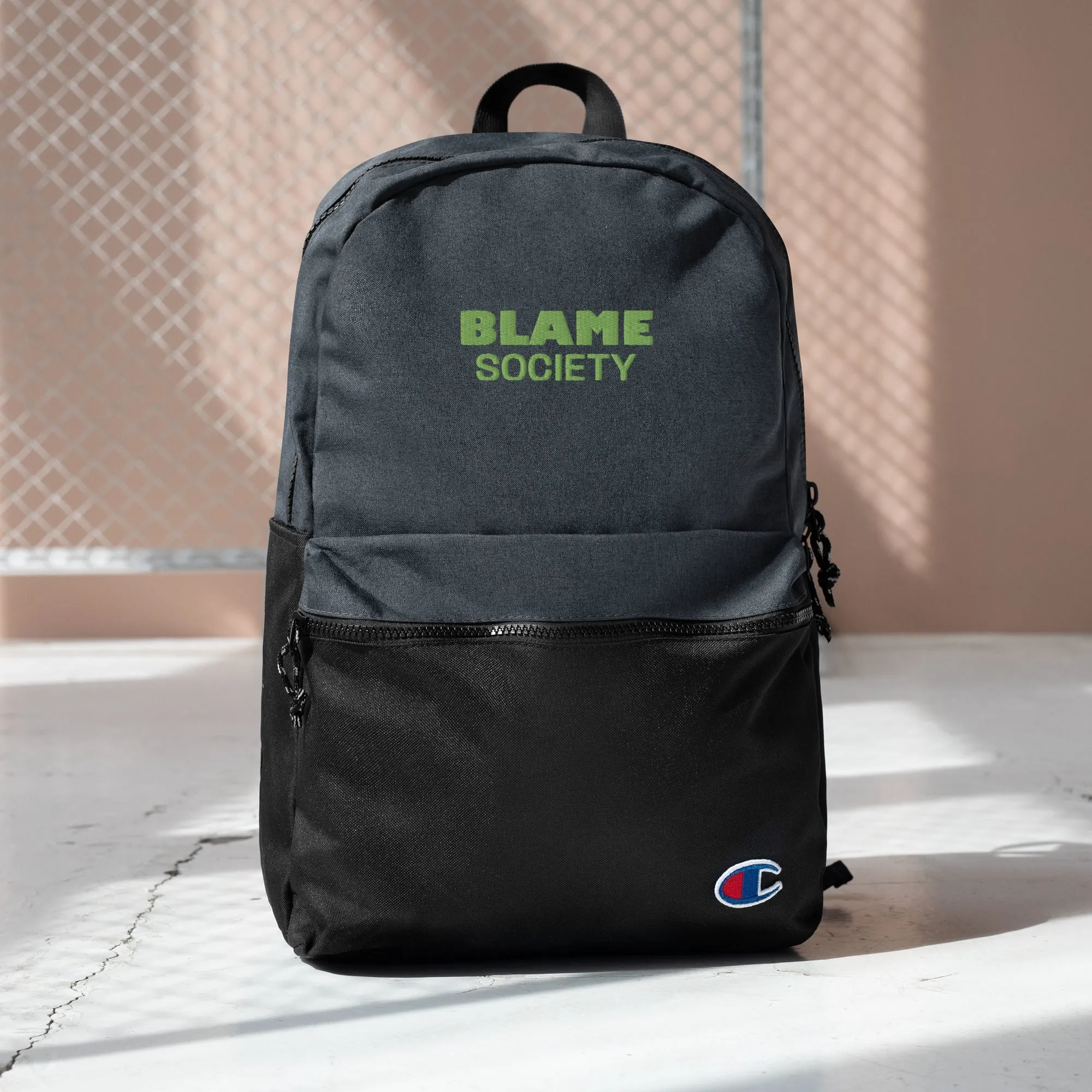 Embroidered Champion Backpack, Backpack, Back to School. Weekend, Gym, Camping, Travel, Gift