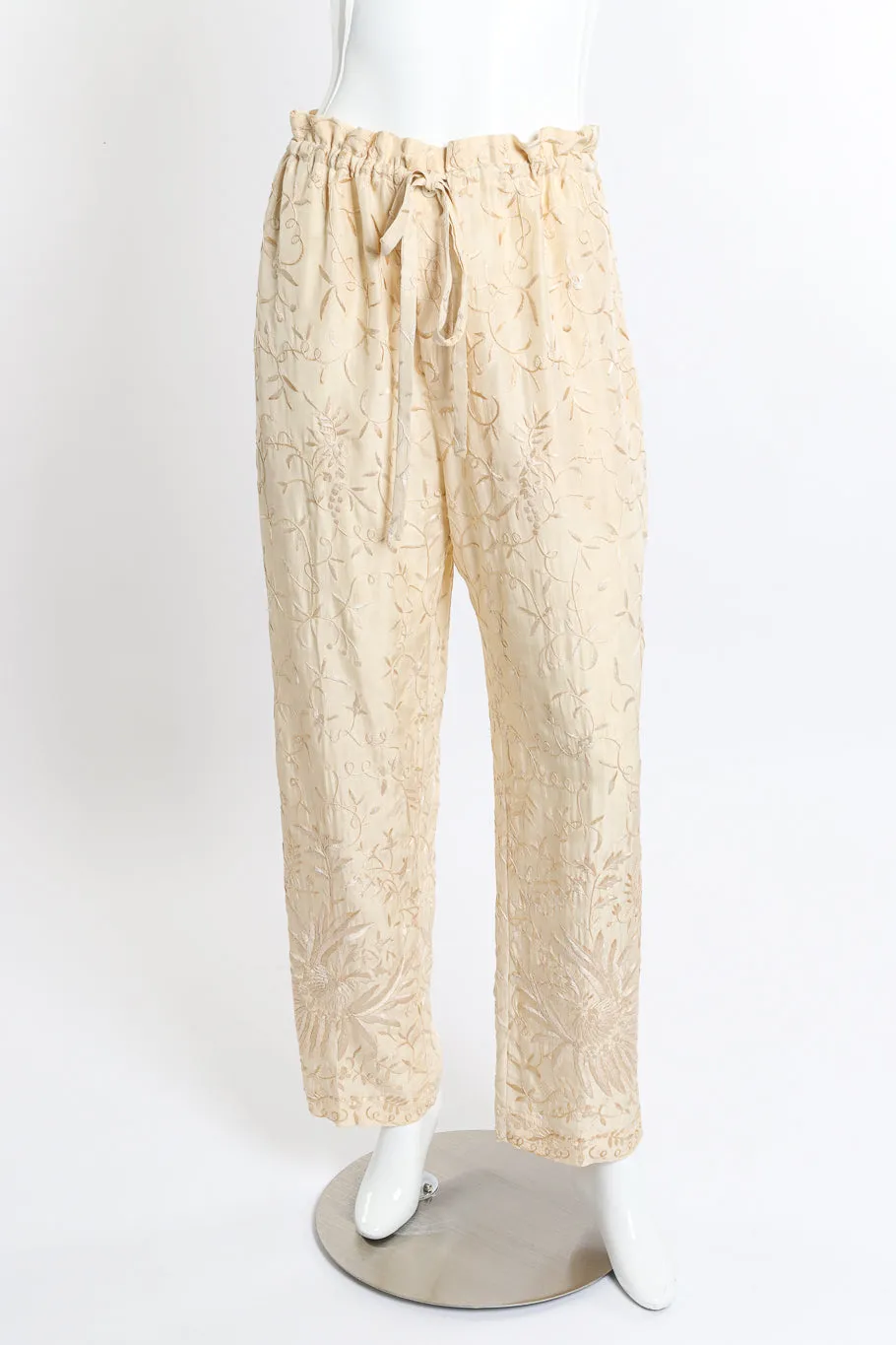Embroidered Top & Pant Set