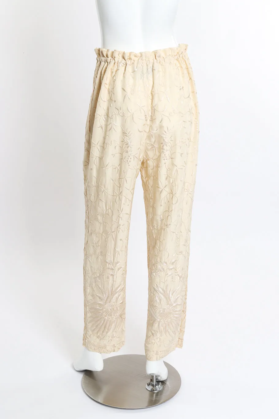 Embroidered Top & Pant Set