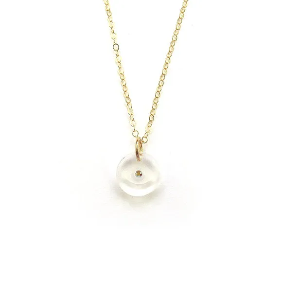 Evil Eye Swarovski Necklace (WS)