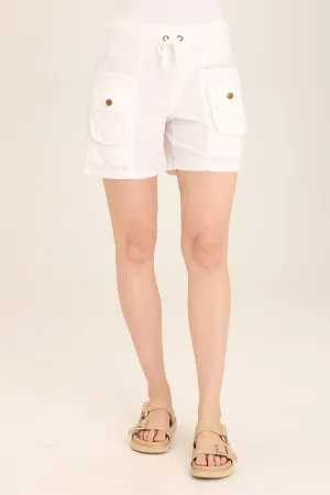 Felix Stretch Poplin Cargo Drawstring Short
