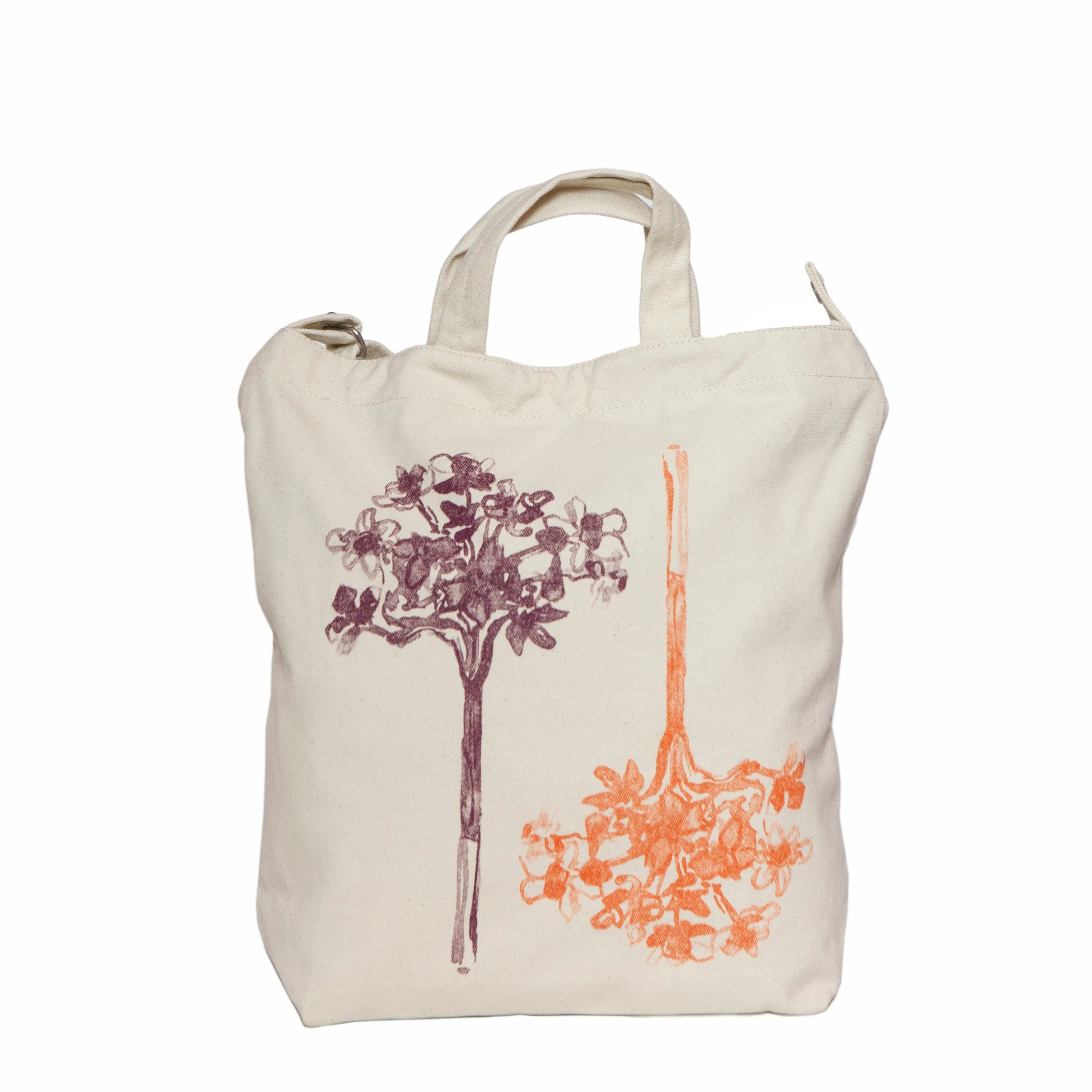 flower craft tote duck bag