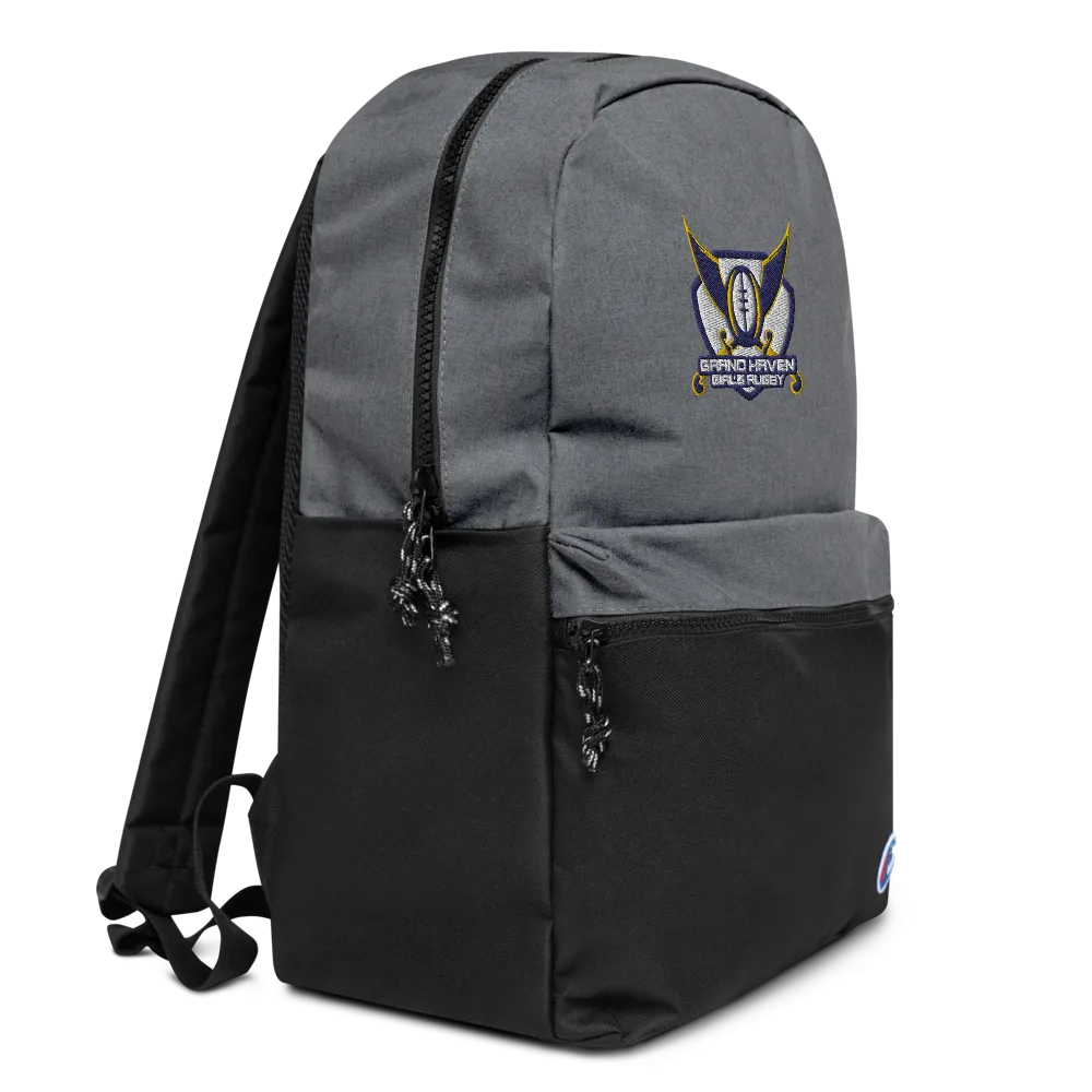 Grand Haven Girls Embroidered Champion Backpack