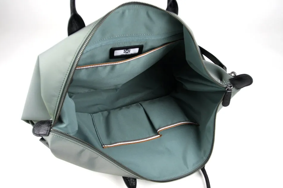 Gray Womens Nylon Shoulder Totes Gray Womens Nylon Shoulder Handbag Nylon Handbag Purse for Ladies