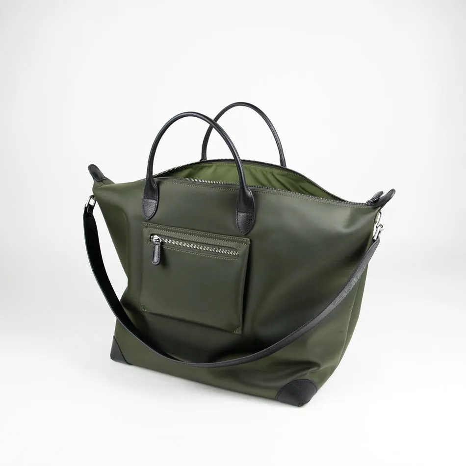 Gray Womens Nylon Shoulder Totes Gray Womens Nylon Shoulder Handbag Nylon Handbag Purse for Ladies