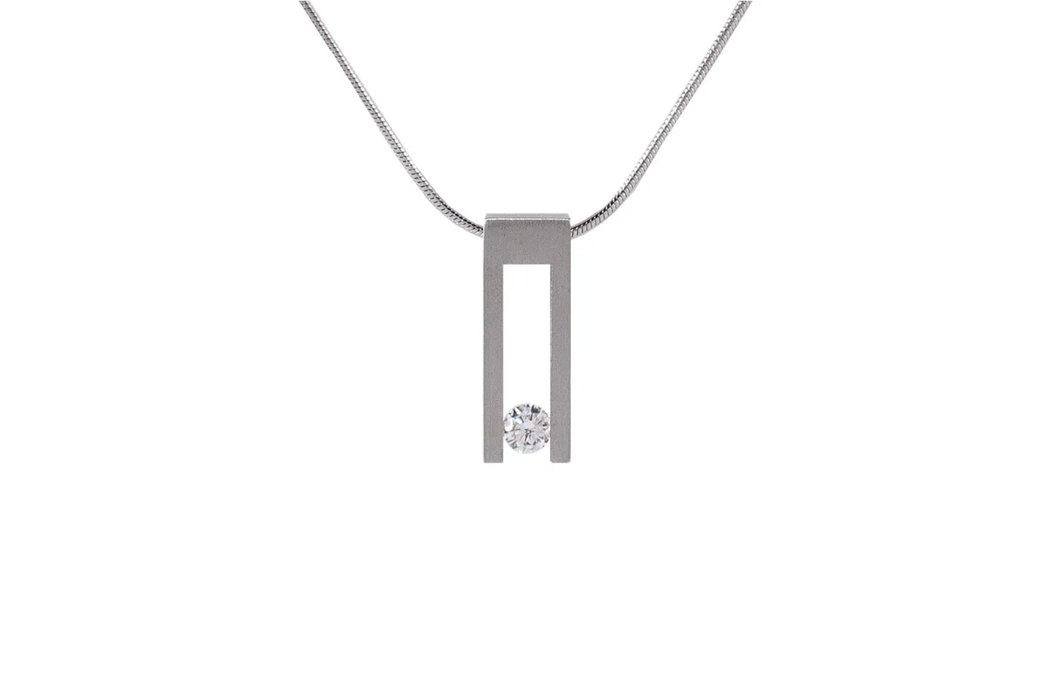 Kava Black Anodized Stainless Steel Necklace