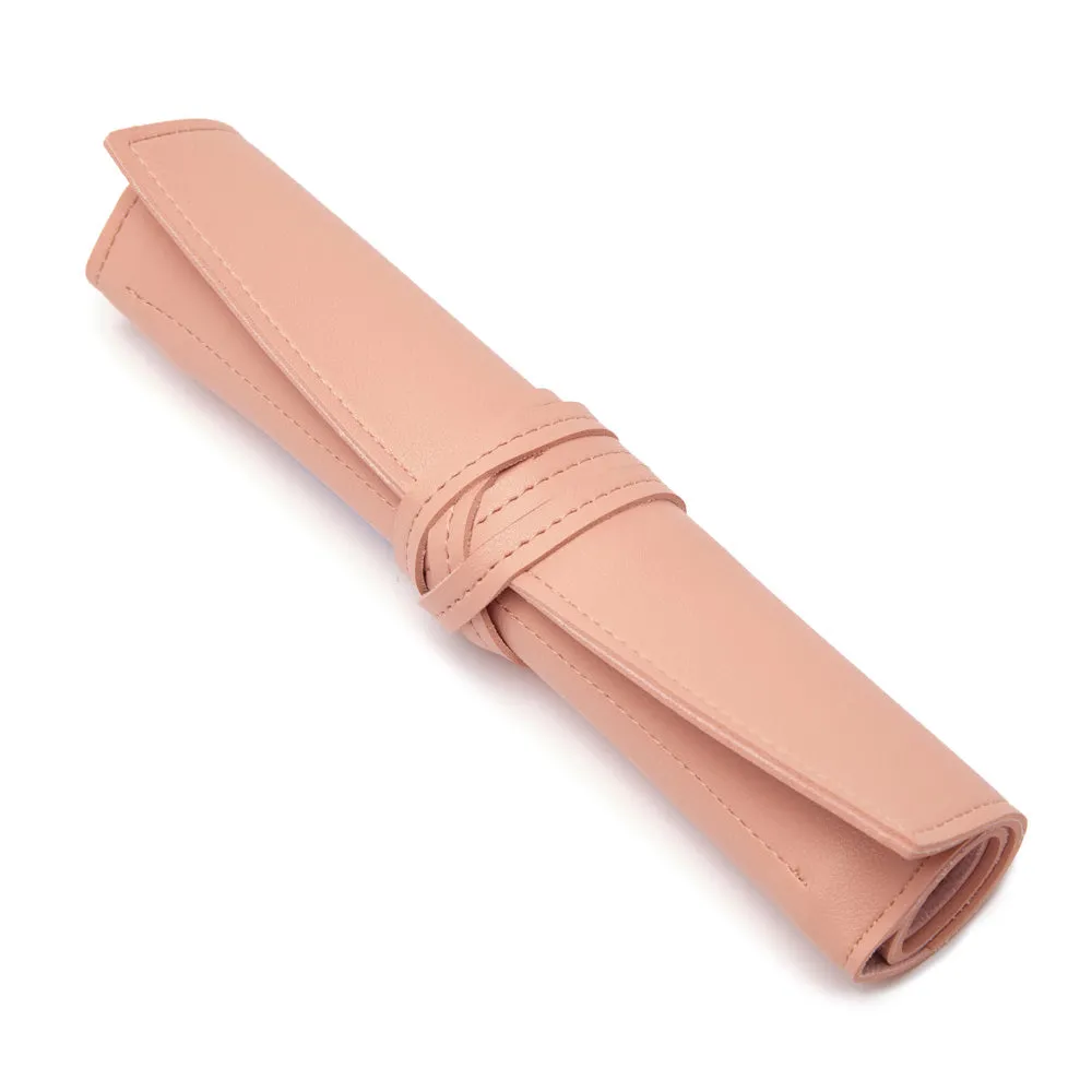 Leather Travel Jewelry Roll