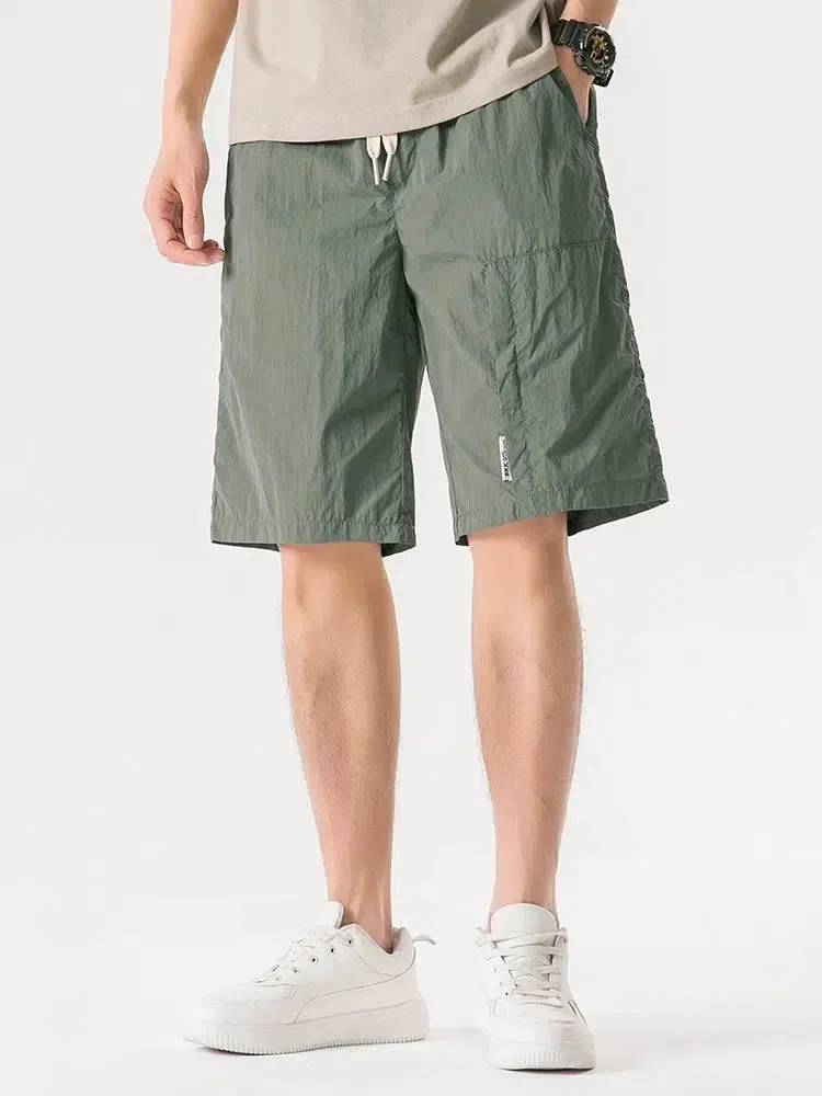 Loose Drawstring Outdoor Shorts