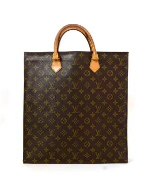Louis Vuitton Monogram Sac Plat Tote