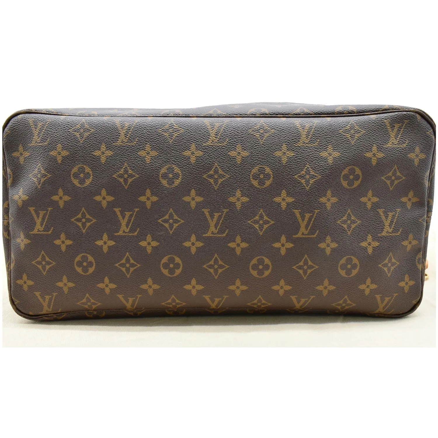 LOUIS VUITTON Neverfull GM Monogram Canvas Tote Bag Brown