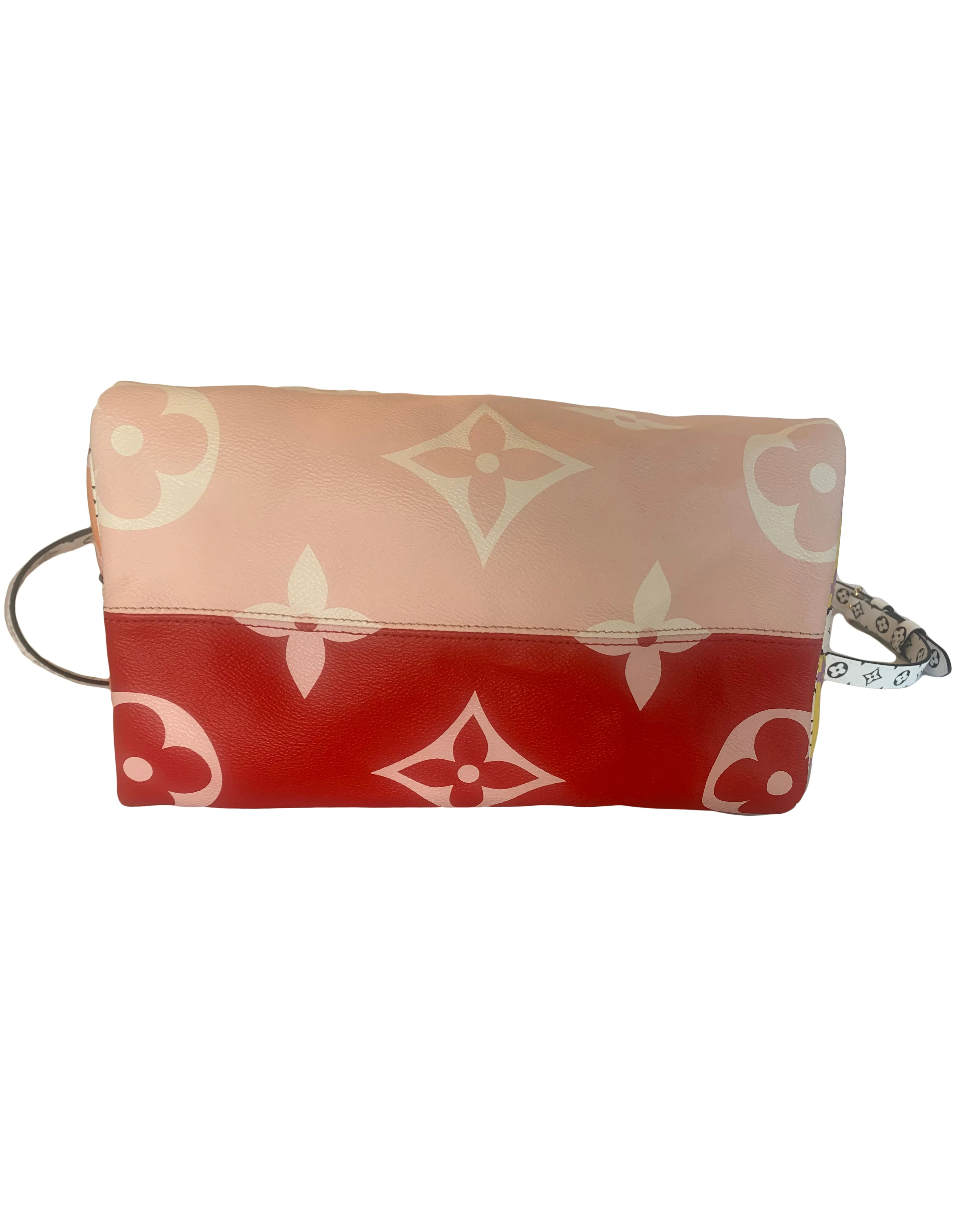Louis Vuitton Pink & Red Monogram Giant Speedy Bandouliere 30