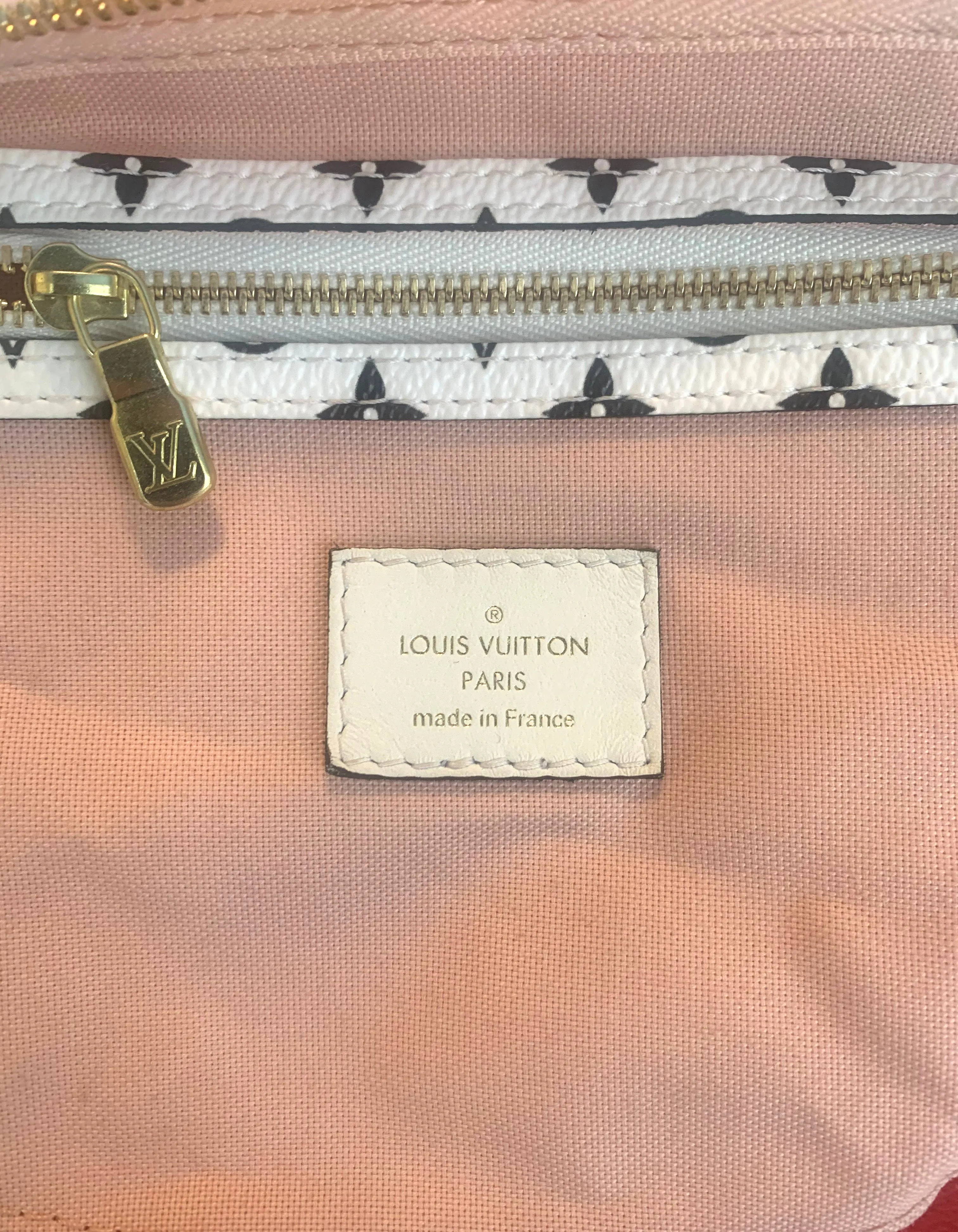 Louis Vuitton Pink & Red Monogram Giant Speedy Bandouliere 30