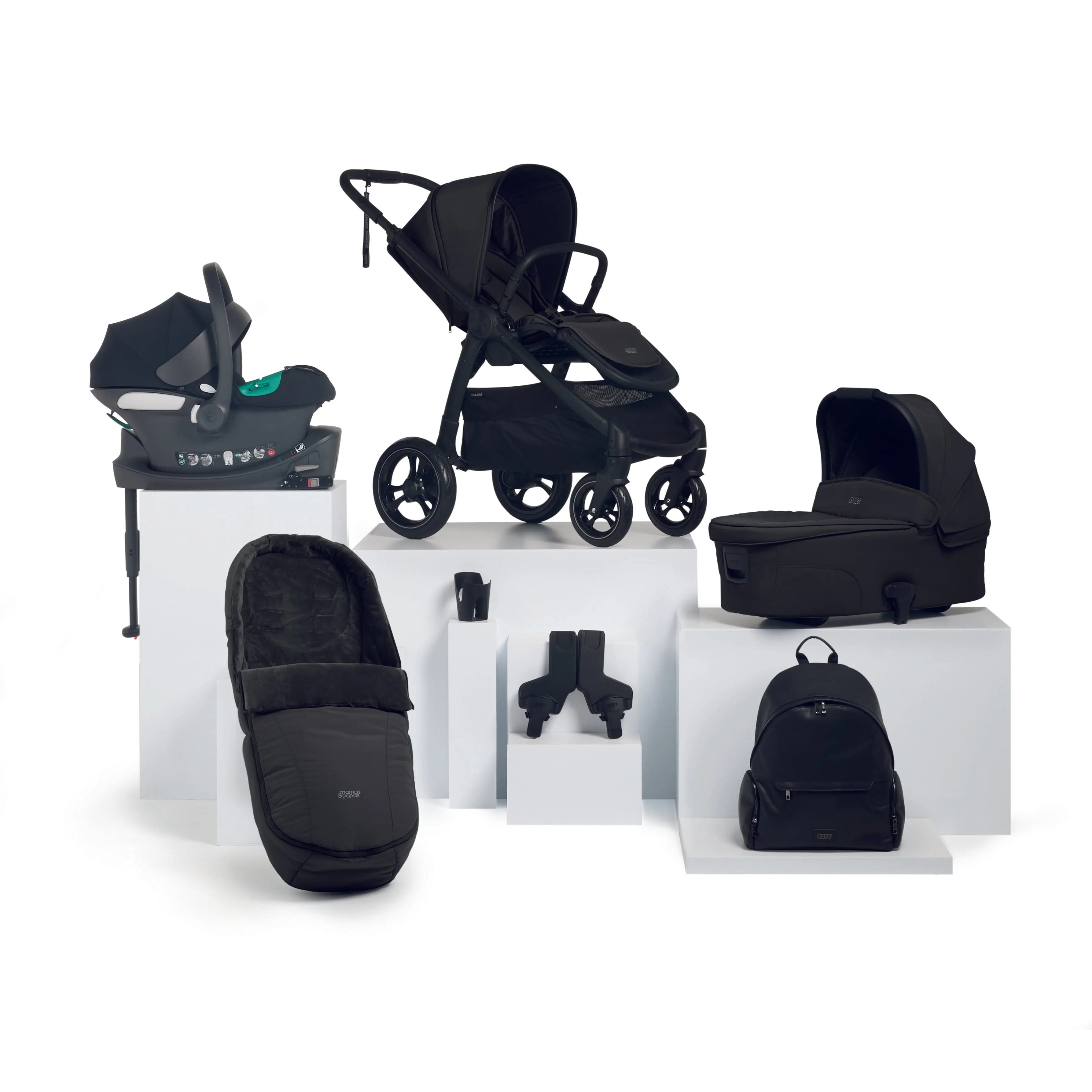 Mamas & Papas Ocarro Complete 8-Piece Cybex Bundle in Jet