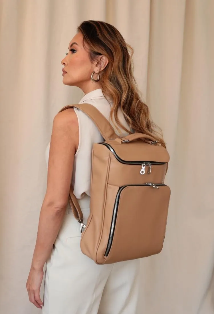 Medium Laptop Pack - Sand Pebble