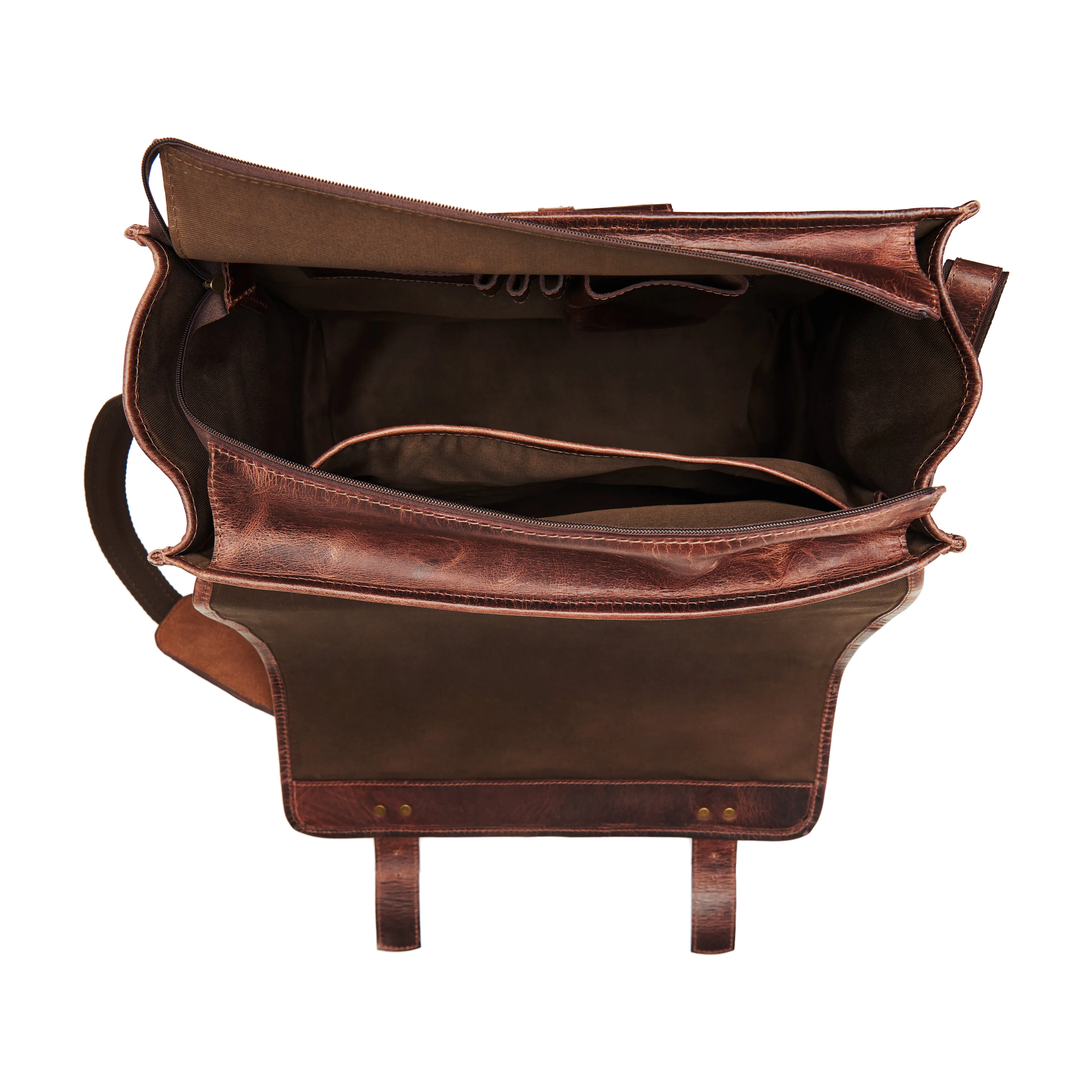 Mica Leather Briefcase for Men