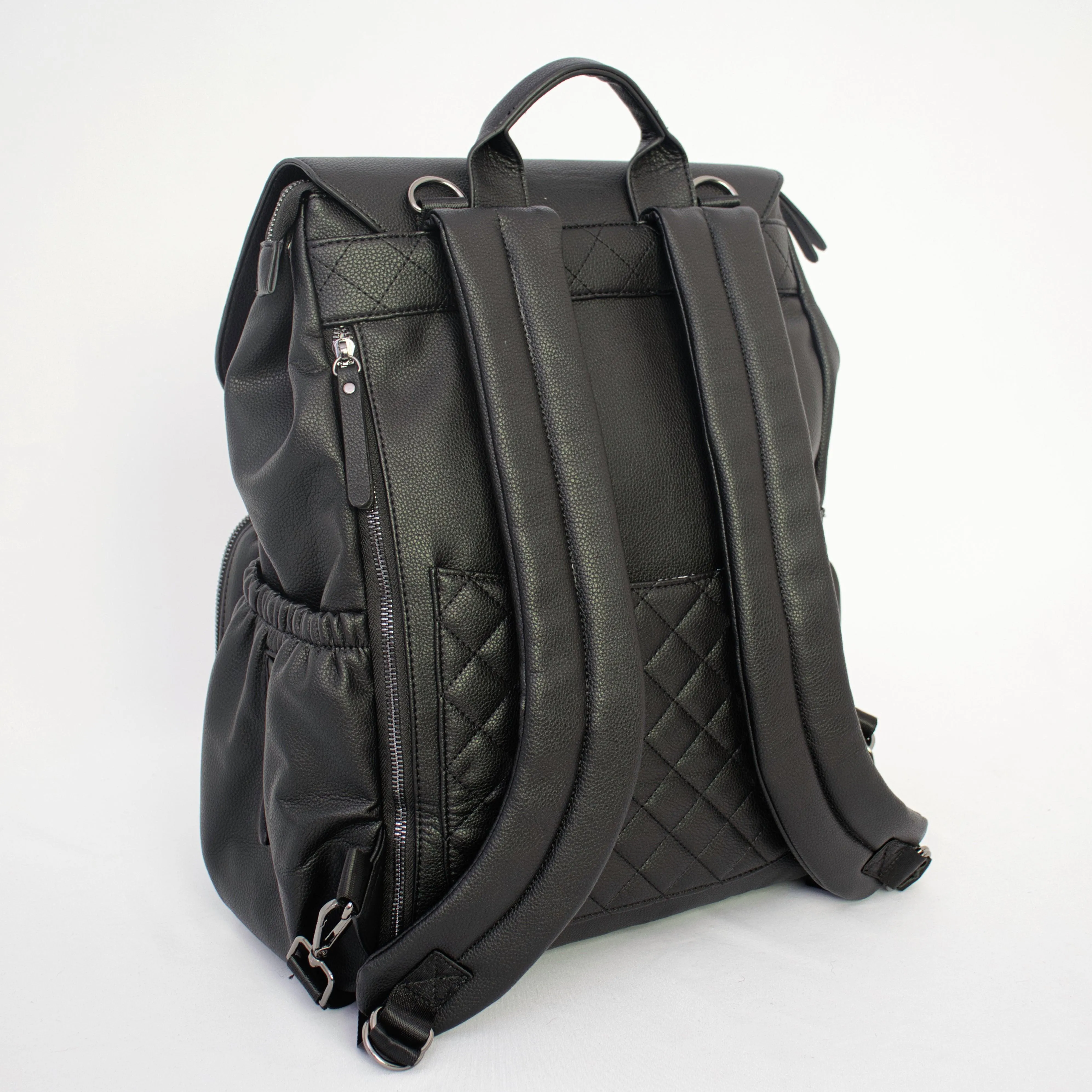 Milana Baby Bag - Matte Black