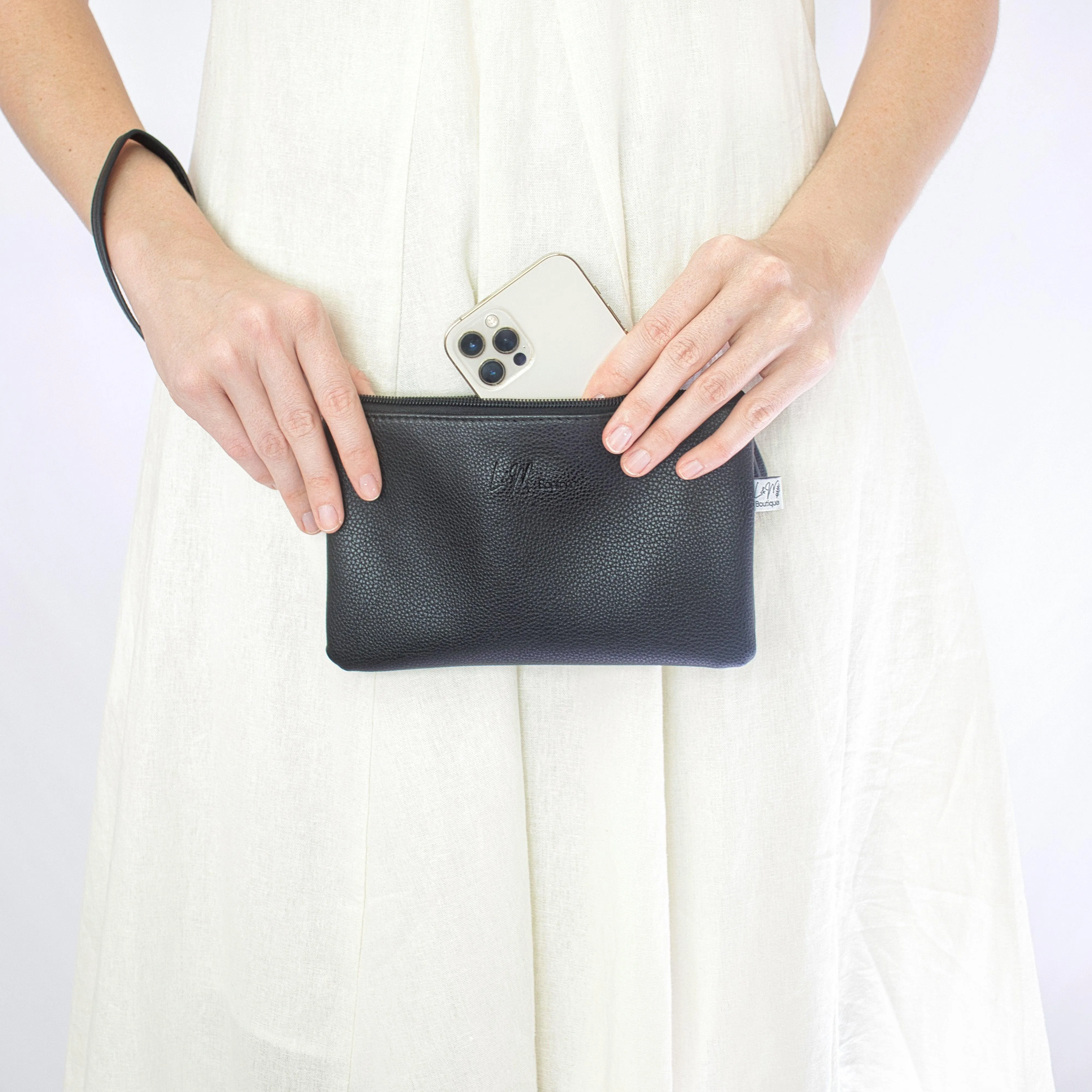Milana Baby Bag - Matte Black