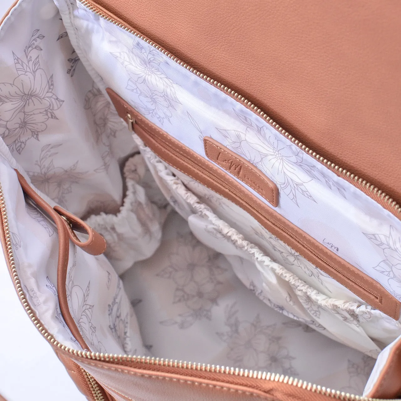 Milana Nappy Bag - Tan