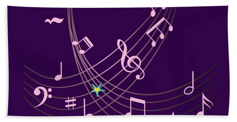 Music Heaven On Earth - Bath Towel