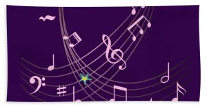 Music Heaven On Earth - Bath Towel
