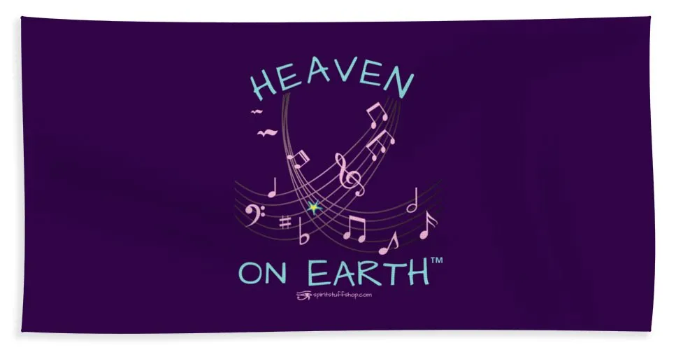 Music Heaven On Earth - Beach Towel