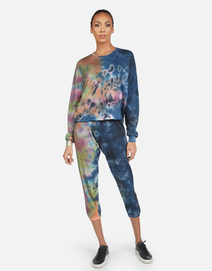 Nate Midnight Candy Crop Sweatpant